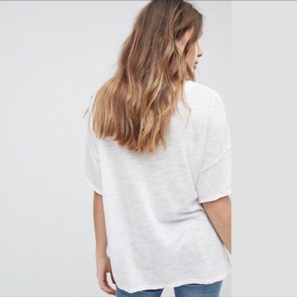 FREE PEOPLE Jordan Tee White NWT - Picture 2 of 4